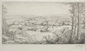 Una Valle in Borgogna da Alphonse Legros