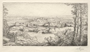 Una valle in Borgogna Une Vallée en Bourgogne da Alphonse Legros