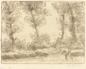Le rive della Liane da Alphonse Legros