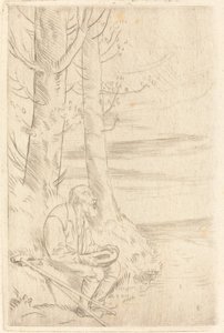 Mendicante cieco da Alphonse Legros