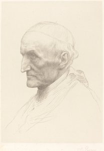 Cardinale Manning, seconda lastra da Alphonse Legros