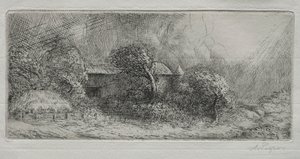 Chailli: effetto di tempesta da Alphonse Legros