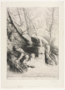 La morte e il taglialegna da Alphonse Legros