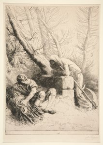 La morte e il taglialegna da Alphonse Legros