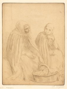 Venditrici di uova, 1ª tavola