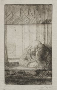 Sera alla Finestra da Alphonse Legros
