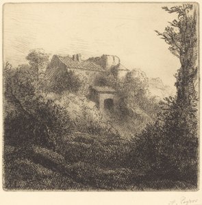 Fattoria su una collina