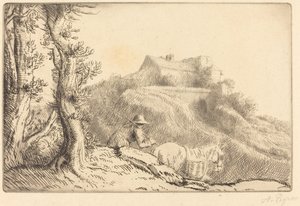 Fattoria su una collina da Alphonse Legros