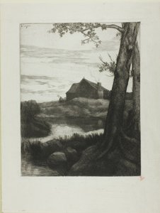 Fattoria con Grande Albero da Alphonse Legros