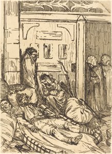 Ospedale da campo da Alphonse Legros