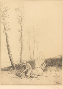 Il ritrovamento della pecora (Le mouton retrouvé) da Alphonse Legros