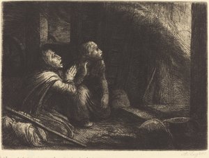 Incendio, terza tavola da Alphonse Legros