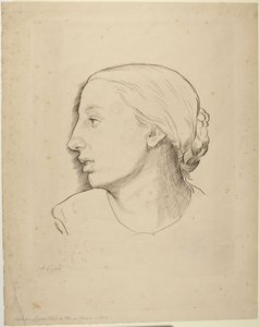 Testa di donna da Alphonse Legros