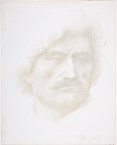 Testa di uomo da Alphonse Legros