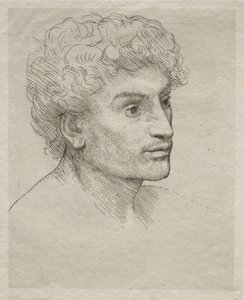 Testa di un giovane uomo da Alphonse Legros
