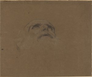 Testa di un vecchio da Alphonse Legros