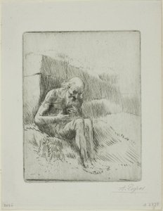 Giobbe, seconda tavola da Alphonse Legros