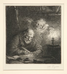 La Morte e il Filosofo da Alphonse Legros
