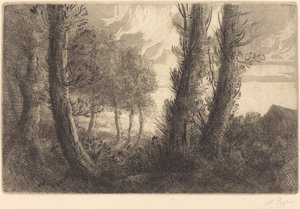 Paesaggio da Alphonse Legros
