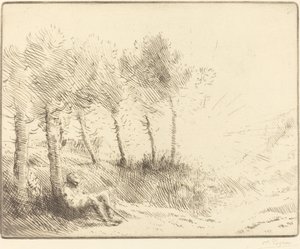 Paesaggio da Alphonse Legros