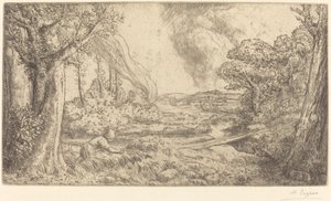 Paesaggio da Alphonse Legros