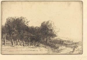 Paesaggio (Un paysage) da Alphonse Legros