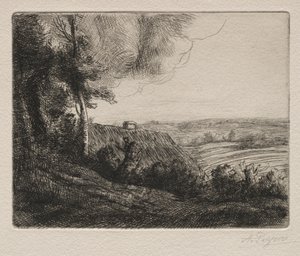 Paesaggio da Alphonse Legros