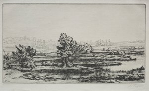 Paesaggio da Alphonse Legros