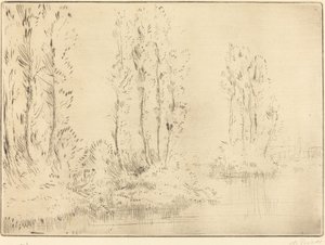 Paesaggio da Alphonse Legros