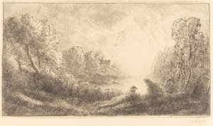 Paesaggio: Alba da Alphonse Legros
