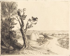 Paesaggio con covoni (Le paysage aux meules)