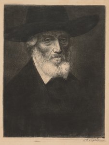 Grande ritratto di Thomas Carlyle da Alphonse Legros