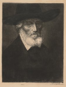 Grande ritratto di Thomas Carlyle da Alphonse Legros