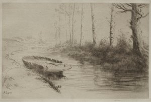 Il Canale: Effetto del mattino da Alphonse Legros