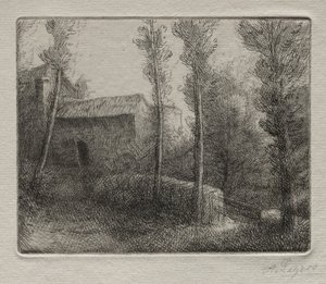 Il ponte del mulino da Alphonse Legros