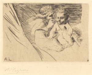Mab e Cupido da Alphonse Legros