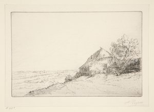 Capanna sulla collina da Alphonse Legros