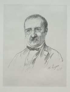 Mr. Champfleury, 1875 da Alphonse Legros