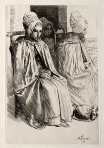 Contadina nei dintorni di Boulogne da Alphonse Legros