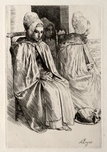 Contadina nei dintorni di Boulogne da Alphonse Legros