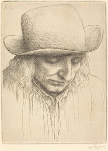 Contadino con Cappello Rotondo da Alphonse Legros