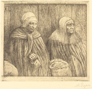 Contadini (Paysannes) da Alphonse Legros