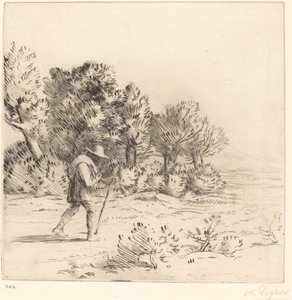 Venditore ambulante (Le colporteur) da Alphonse Legros