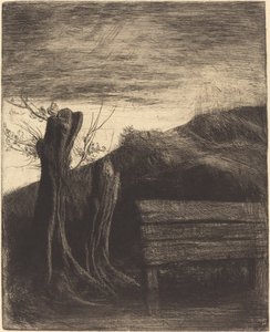 Salici capitozzati da Alphonse Legros