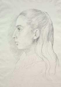 Ritratto di Mlle. Nora E. Legros da Alphonse Legros