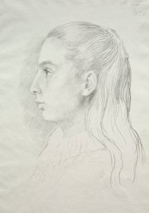 Ritratto di Mlle. Nora E. Legros, 1896 da Alphonse Legros