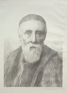 Ritratto di George Frederic Watts (2ª tavola) da Alphonse Legros