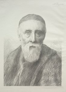 Ritratto di George Frederic Watts (2ª tavola) da Alphonse Legros