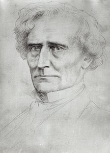 Ritratto di Hector Berlioz da Alphonse Legros
