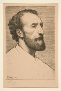 Ritratto di Jules Dalou da Alphonse Legros